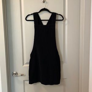 Black corduroy dress from BDG